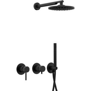 Душевая система Remer X-Style X96S02ONO черный матовый