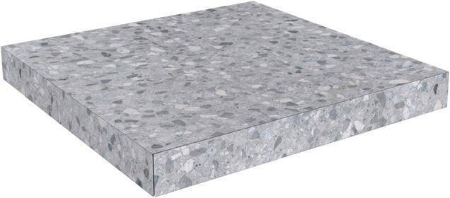 Ступень Kerama Marazzi Терраццо SG632600R/GCA Угловая Клееная Серый 33x33