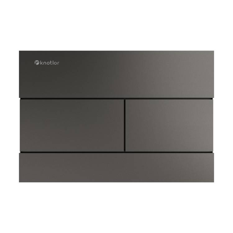 Кнопка смыва Knotlor Vitality BIS103GM вороненая сталь
