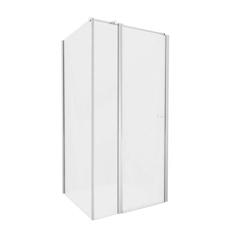 Душевое ограждение NEW TRENDY NEW SOLEO 90x80x195 K-0716 (хром)