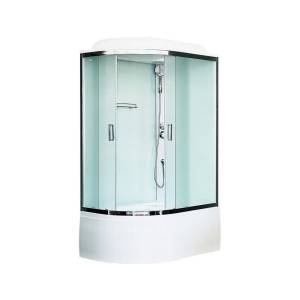 Душевая кабина Royal Bath BK RB8120BK5-WC-CH-R с высоким поддоном, с сиденьем