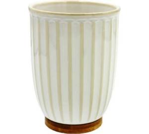 Стакан для зубных щёток Bath Plus Torre W-CE2048CA-TB бежевый