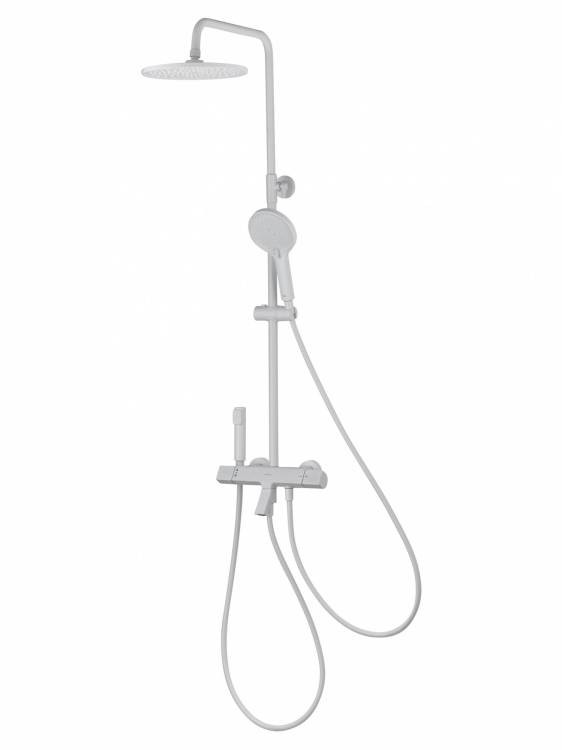 Душевая стойка Wonzon & Woghand WW-B3094-MW с термостатом, белый