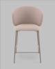 Стул полубарный Stool Group Блейз LV-109-E31-P-7006 бежевый, каркас бежево-серый, велюр фото 3