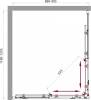 Душевой уголок BelBagno Sela AH-2-120/90-C-Cr фото 2
