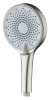 Душевая лейка ESKO SPL1303 Satin 3-режима, хром, 130 мм