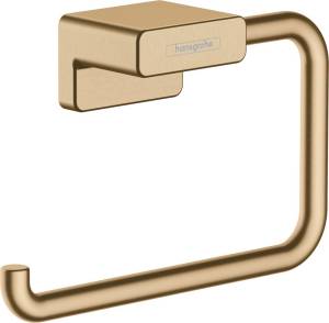 Держатель туалетной бумаги Hansgrohe AddStoris 41771140 шлифованная бронза