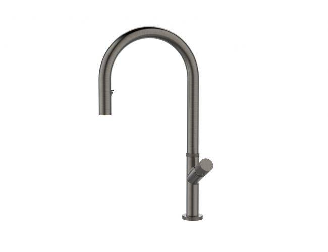 Смеситель для кухни Alveus Swan 1150780 Ps Anthracite