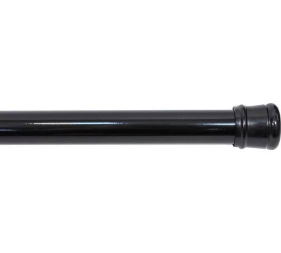 Карниз для ванной Bath Plus KKmnAK-005 с кольцами, черный