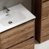 Тумба с раковиной Sancos Libra Floor 70 Дуб чарльстон, белый фото 4