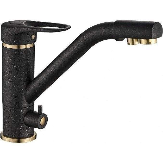 Смеситель для кухни Zorg Steel Hammer SH 321 BLACK BR