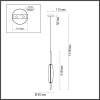 Подвесной светодиодный светильник Odeon Light Pendant Spindle 4792/12L фото 4