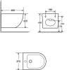 Биде подвесное AQUAme AQM2102MB черный матовый фото 2