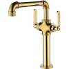 Смеситель для раковины Paulmark Loft Lo226006-G золотой