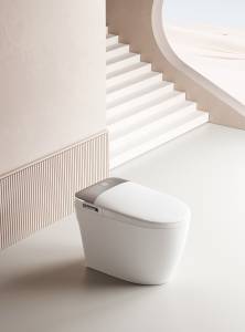 Унитаз приставной Cerutti Spa Ersilia Smart CT10616 с дистанционным управлением, белый