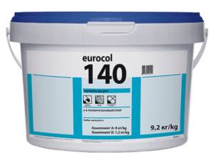 Двухкомпонентный полиуретановый клей Forbo Eurocol 140 Euromix PU Pro (9.2 кг)