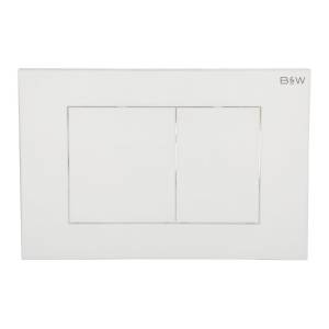 Кнопка смыва Black&White WPI-09531 24.4x16.2 Glossy Ivory
