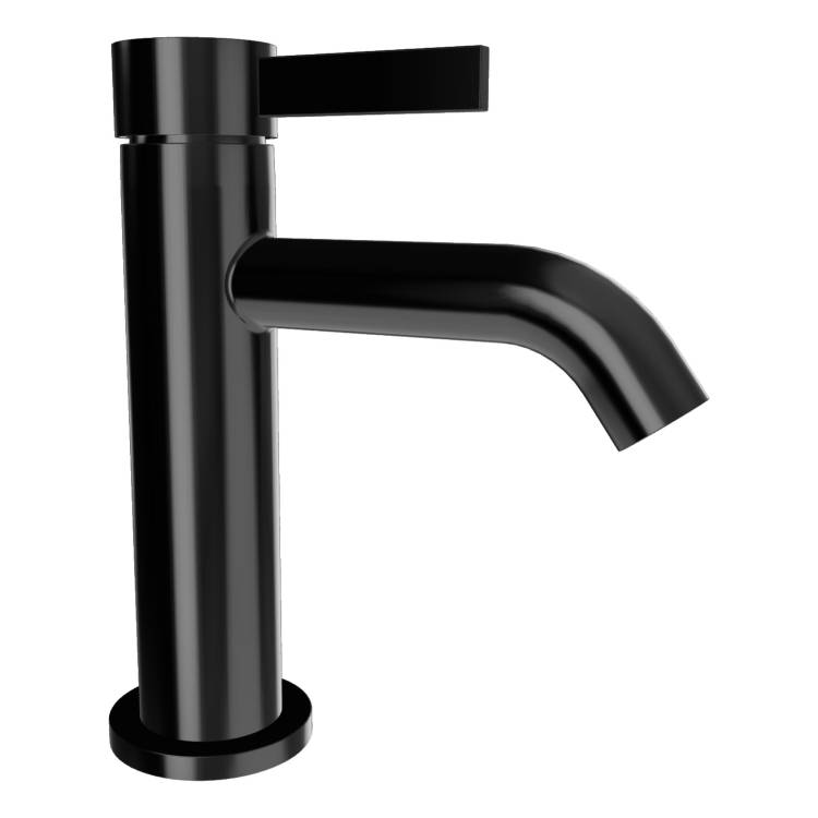 Смеситель для раковины Remer Metrica MC12CFP черный брашированный хром