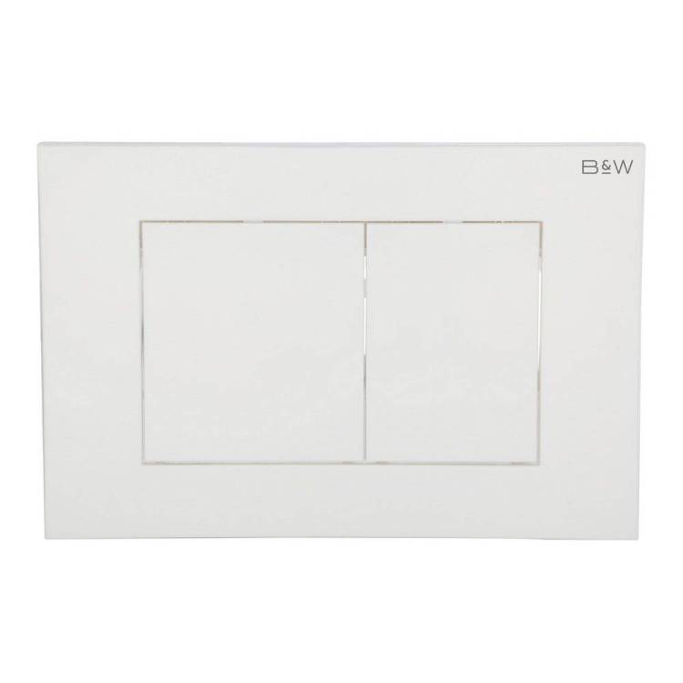 Кнопка смыва Black&White WPI-09531 24.4x16.2 Glossy Ivory