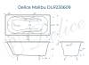 Чугунная ванна Delice Malibu DLR230609 170x75, без ножек фото 8