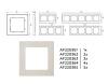 Рамка 5-постовая Ambrella Volt Alfa Techno AF220365 фото 4