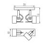 Спот Kanlux SONDA II EL-2I B 34922 фото 4