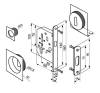 Комплект для раздвижных дверей Morelli MHS-2 L SC матовый хром, с замком фото 2
