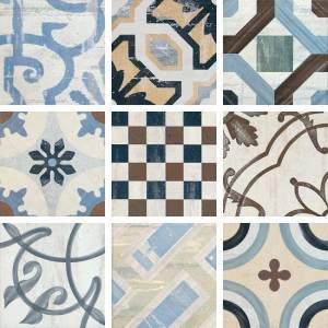Керамогранит Fioranese Cementine 20 IND20R Colors naturale 20x20