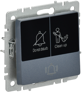 Кнопка звонка IEK Brite BR-V14-2-10-K35 маренго