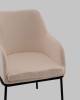 Стул с подлокотниками Stool Group Кози NEW AV 318-C01m-08 ткань букле молочный фото 9