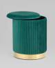 Пуф-сундук Stool Group Шарлотта 19A205VA-8167-25 велюр зеленый с ящиком фото 2