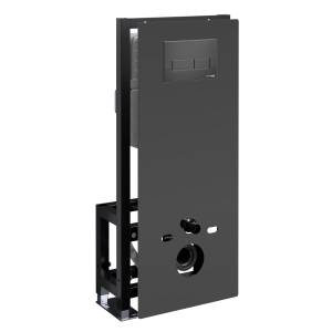 Система инсталляции для унитазов Wasserkraft Glan 66TLT.010.ME.BL.MB03 клавиша черный матовый