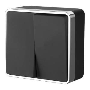 Выключатель двухклавишный Werkel Gallant W5020035