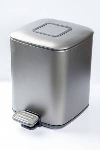 Квадратное ведро Boheme Boheme Q 10948-GM Оружейная сталь (распродажа)