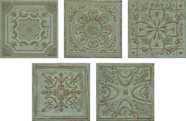 Декор Aparici Gatsby Green Tin 20.1x20.1