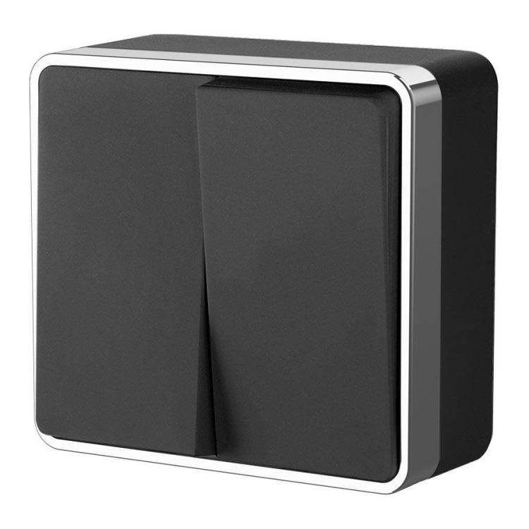 Выключатель двухклавишный Werkel Gallant W5020035
