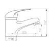 Смеситель для раковины Agger Move A0602100,хром фото 7