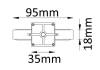Соединитель линейный однофазный Crystal Lux CLT 0.211 01 WH фото 2