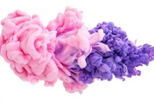 3D Фотообои Artegrafico «Столкновение цветов дымки» FLD-001 песок