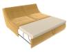 Модуль раскладной диван Лига Диванов 112670 Желтый 141/108/95 фото 2