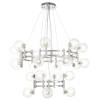 Подвесная люстра Crystal Lux LUXURY SP16+8 CHROME фото 3