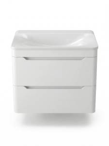Тумба с раковиной Uperwood Ocean KOcean80w белая, 80 см