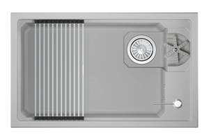 Мойка кухонная Granula Kitchen Space Rinzer 7309RU арктик, 73x45