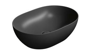 Раковина GSI Pura 886026 черный матовый, 50x35