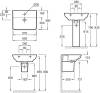 Раковина Jacob Delafon Struktura EGD112 60 см фото 9