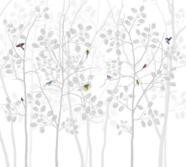Бесшовные Eco обои Ortograf Flora 31236 Eliza Жемчуг ОЕ-Р3