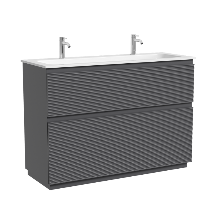 Тумба под раковину Sancos Folk Floor FL120FGS напольная, 119x44.5x85, Grey soft