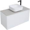 Тумба под раковину Aquanet Nova Lite 100 242580 1+1 ящика, белый глянец фото 10