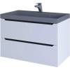 Тумба с раковиной Uperwood Tanos 3930421702 белая графит, бетон, 80 см фото 2