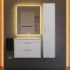 Тумба с раковиной Uperwood Modul 393020548 подвесная, матовая, белая, 65 см фото 11
